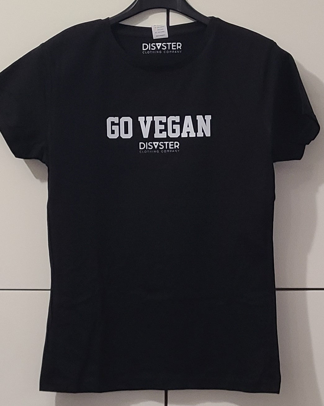 T Shirt Donna Go VEGAN 100% Cotone