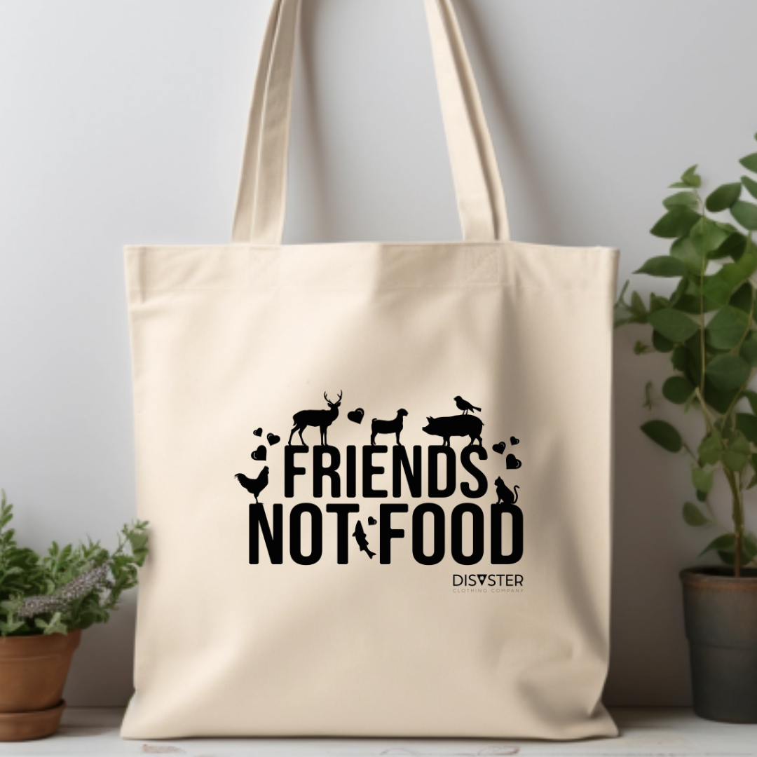 Tote Bag Friends Not Food