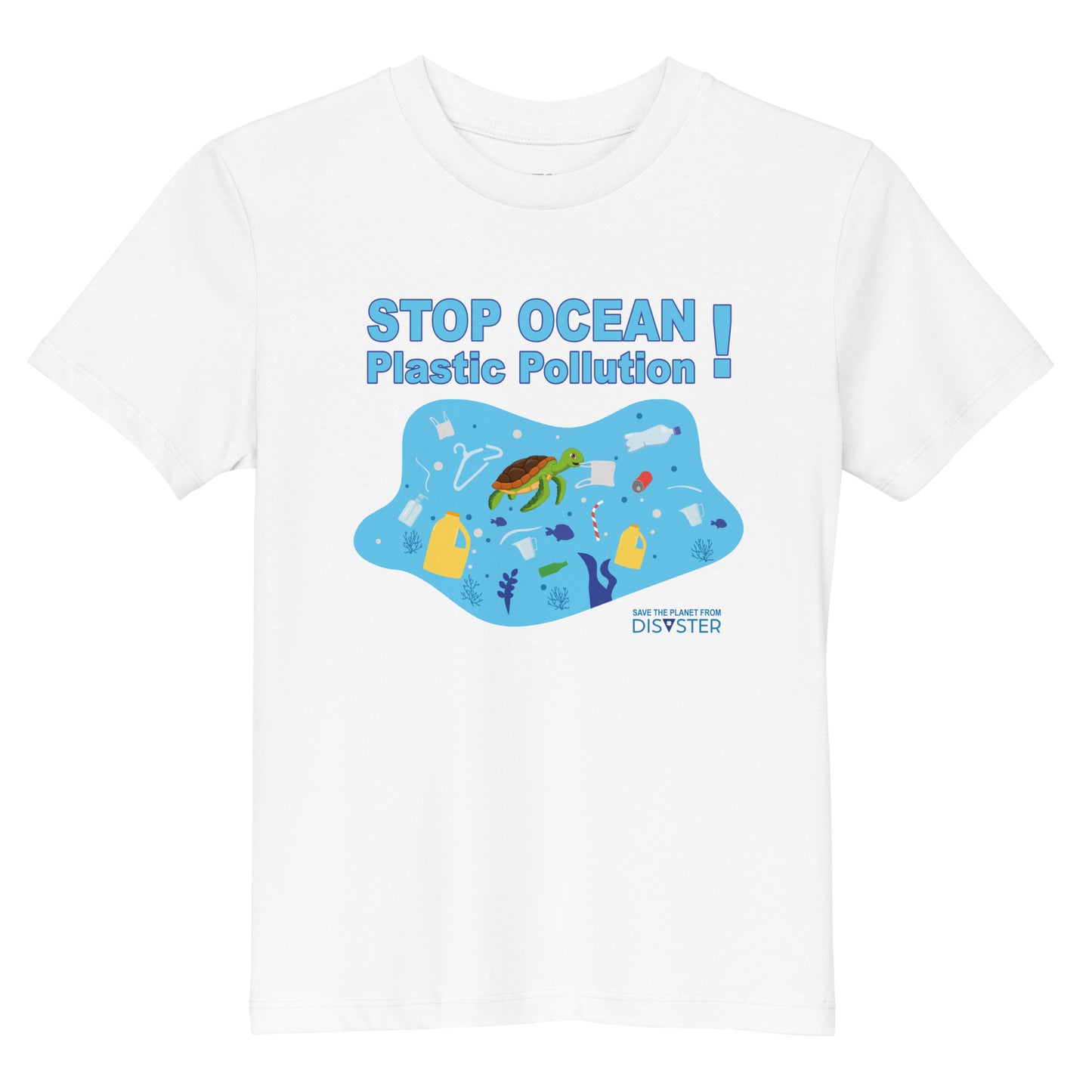 Stop Ocean Plastic Pollution! Kids T-Shirt (Unisex)