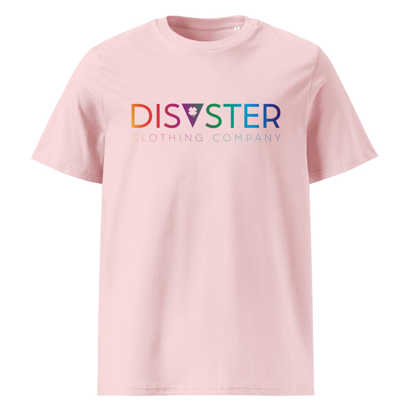 Organic Cotton Unisex T-Shirt - Disaster Logo Colored