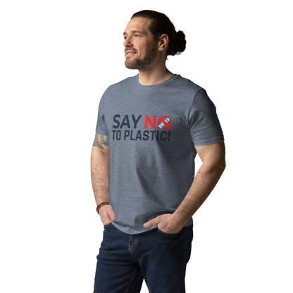 Organic Cotton Unisex T-Shirt - Say No To Plastic