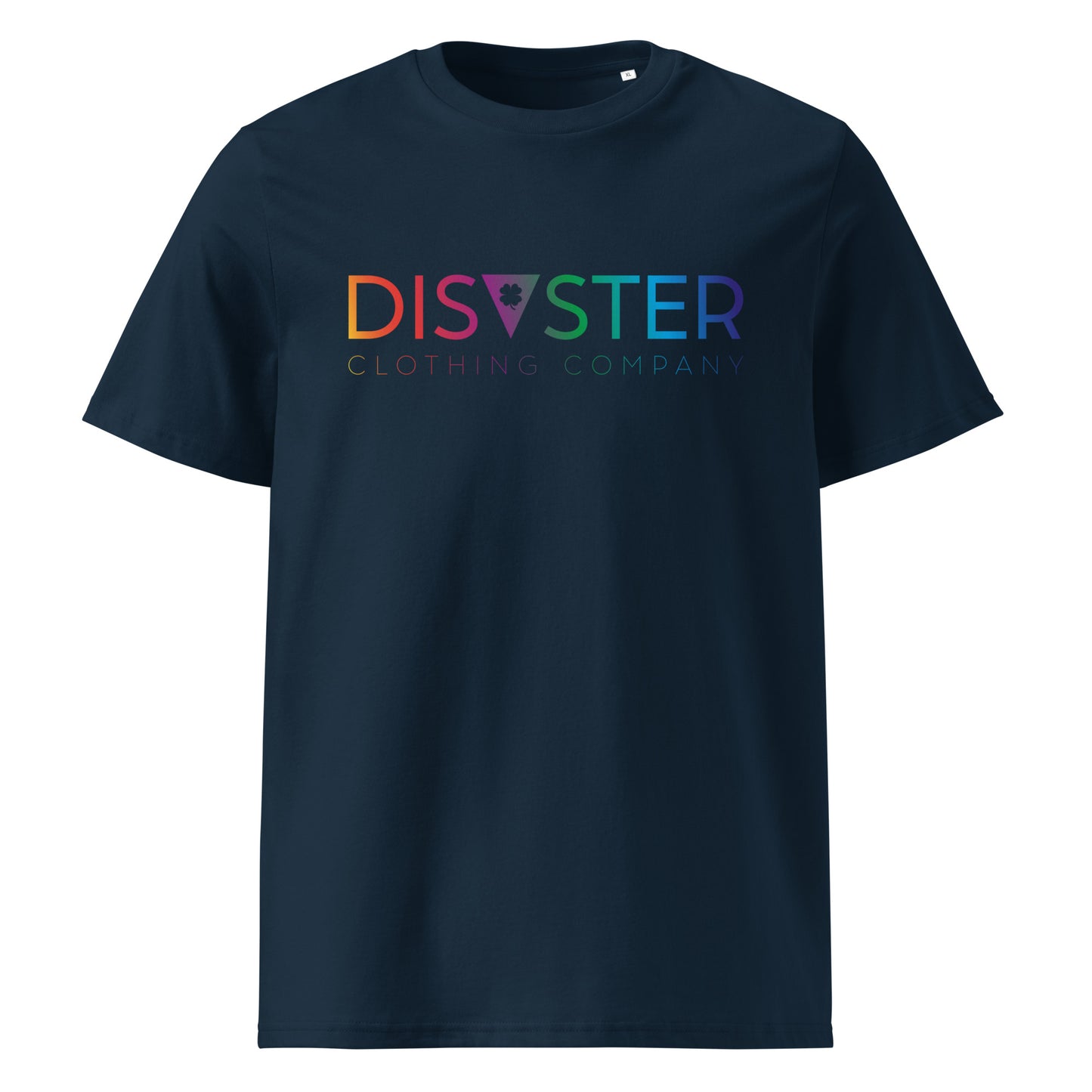 Organic Cotton Unisex T-Shirt - Disaster Logo Colored