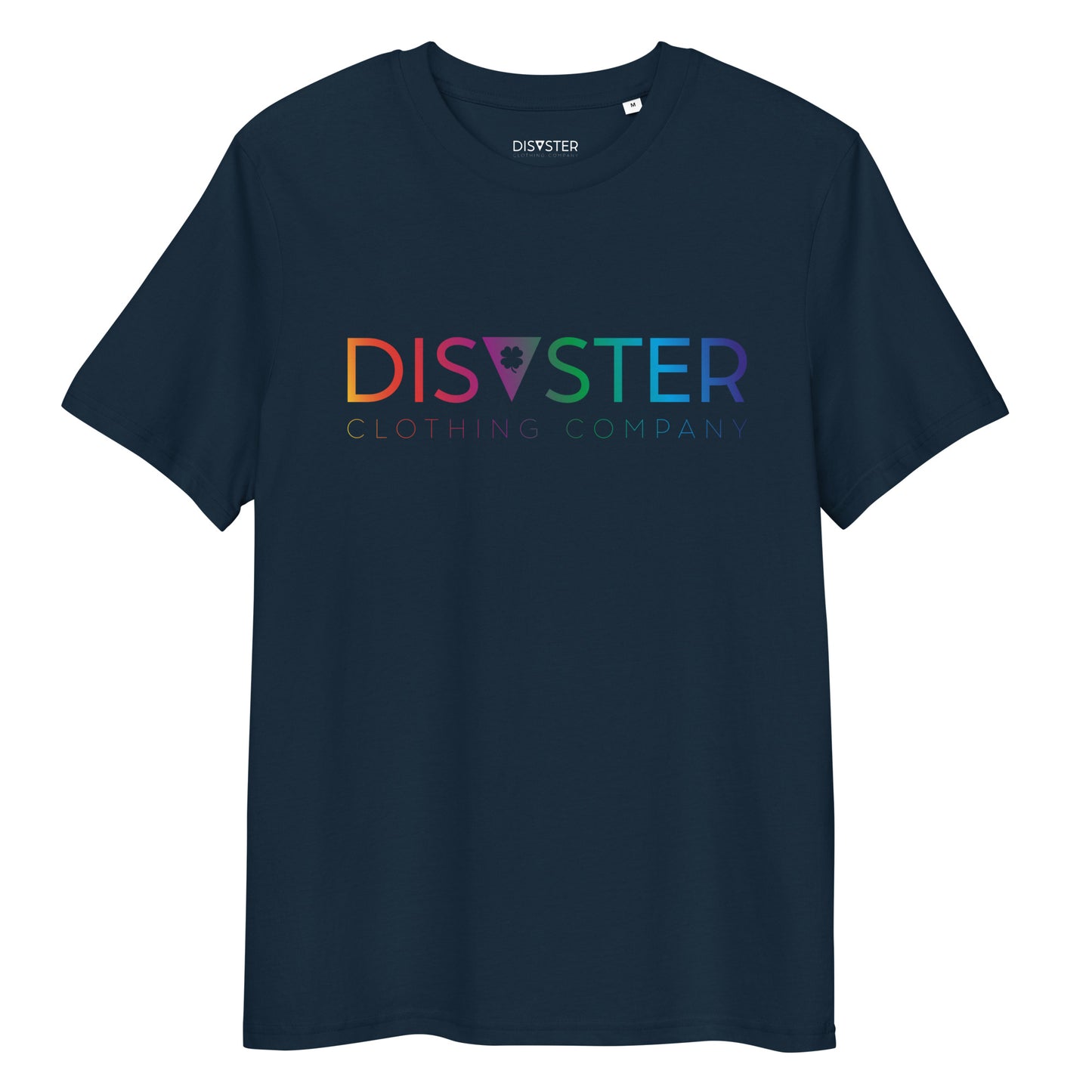 Organic Cotton Unisex T-Shirt - Disaster Logo Colored
