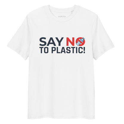 Organic Cotton Unisex T-Shirt - Say No To Plastic