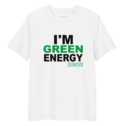 Organic Cotton Unisex T-Shirt - I'M Green Energy