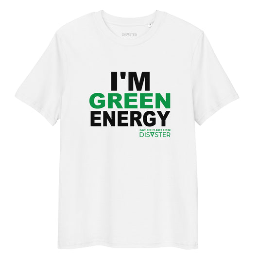T- Shirt Organic Cotton Unisex - I'M Green Energy