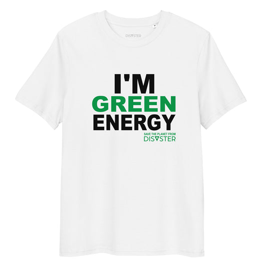 Organic Cotton Unisex T-Shirt - I'M Green Energy