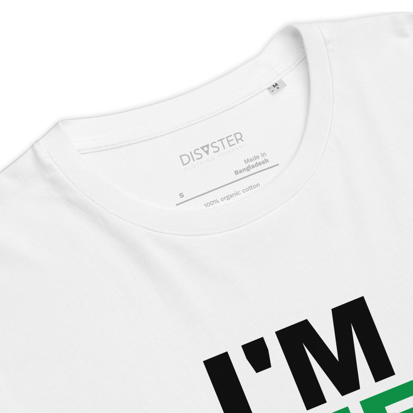 Organic Cotton Unisex T-Shirt - I'M Green Energy